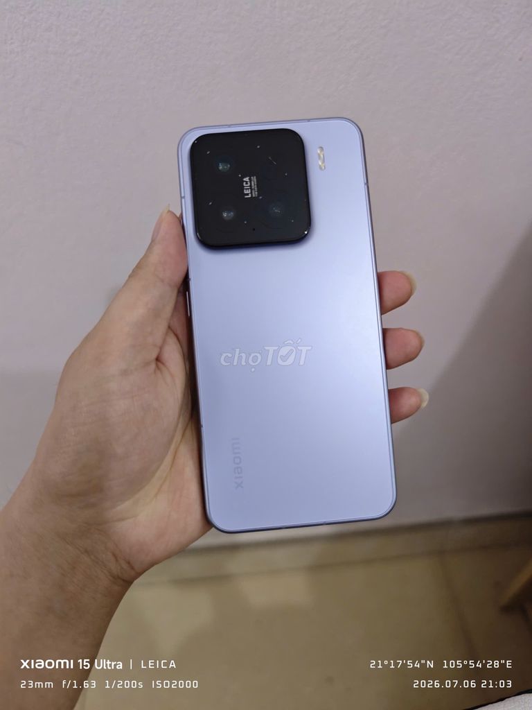 Xiaomi 15 12+512Gb pin 98%. Mua bán Điện thoại tại Huyện Sóc Sơn Hà Nội được đăng bởi Vuong Xuan Hung hình 1