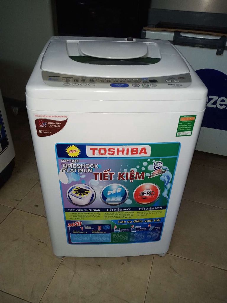 Toshiba 8kg zin đẹp sài tốt có BH bao lắp đặtTPHCM