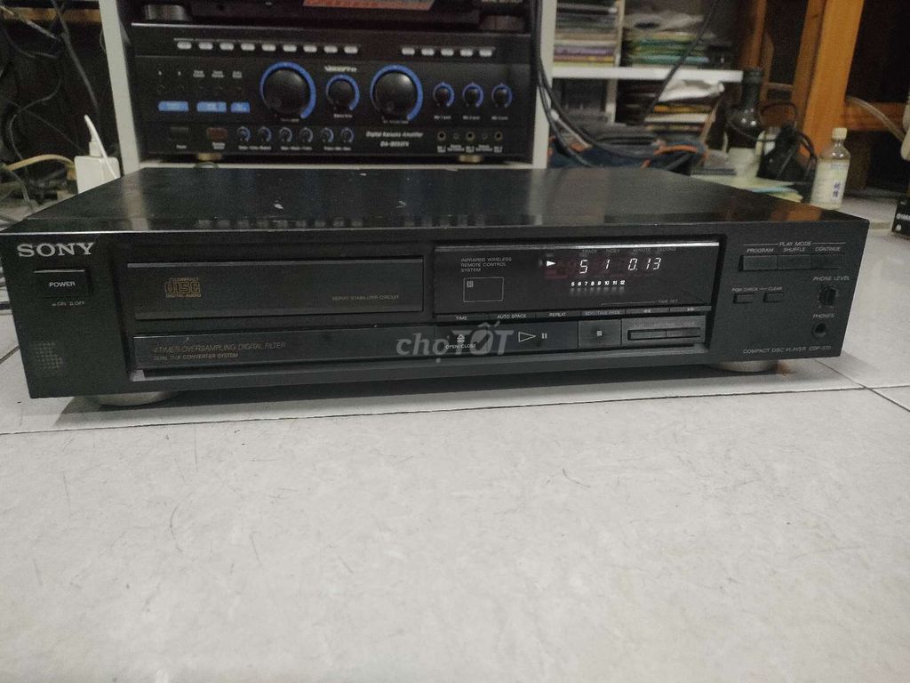 Đầu CD Sony CDP-570 Đen 220V. Mua bán Tivi, Âm thanh tại Huyện Bình Chánh Tp Hồ Chí Minh được đăng bởi mê âm thanh xưa cũ  hình 1