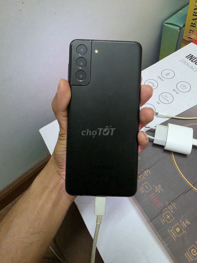Samsung Galaxy S21 Plus 5G Đen Sọc màn hình. Mua bán Điện thoại tại Quận Thanh Xuân Hà Nội được đăng bởi Nam Nguyen hình 1