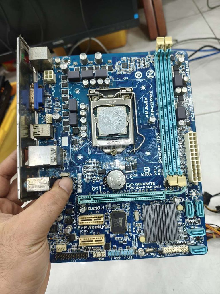 Thanh lý Combo H61 Giga kèm CPU I3 2120. Mua bán Linh kiện (RAM, Card...) tại Quận 11 Tp Hồ Chí Minh được đăng bởi linh kiện máy tính vương hình 1