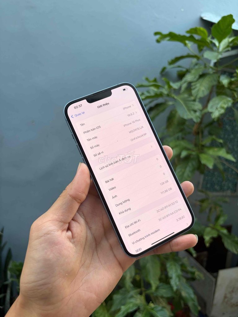 Apple iPhone 14 Plus 128GB Xanh Quốc tế Đã sử dụng. Mua bán Điện thoại tại Quận 11 Tp Hồ Chí Minh được đăng bởi Khang Ruaaaa hình 1