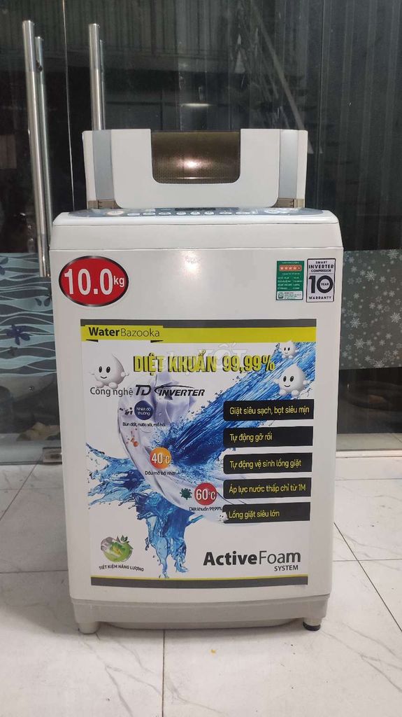 Máy giặt Toshiba 10kg cửa trên. Mua bán Máy giặt tại Quận Tân Bình Tp Hồ Chí Minh được đăng bởi máy giặt 1tr200k  hình 1