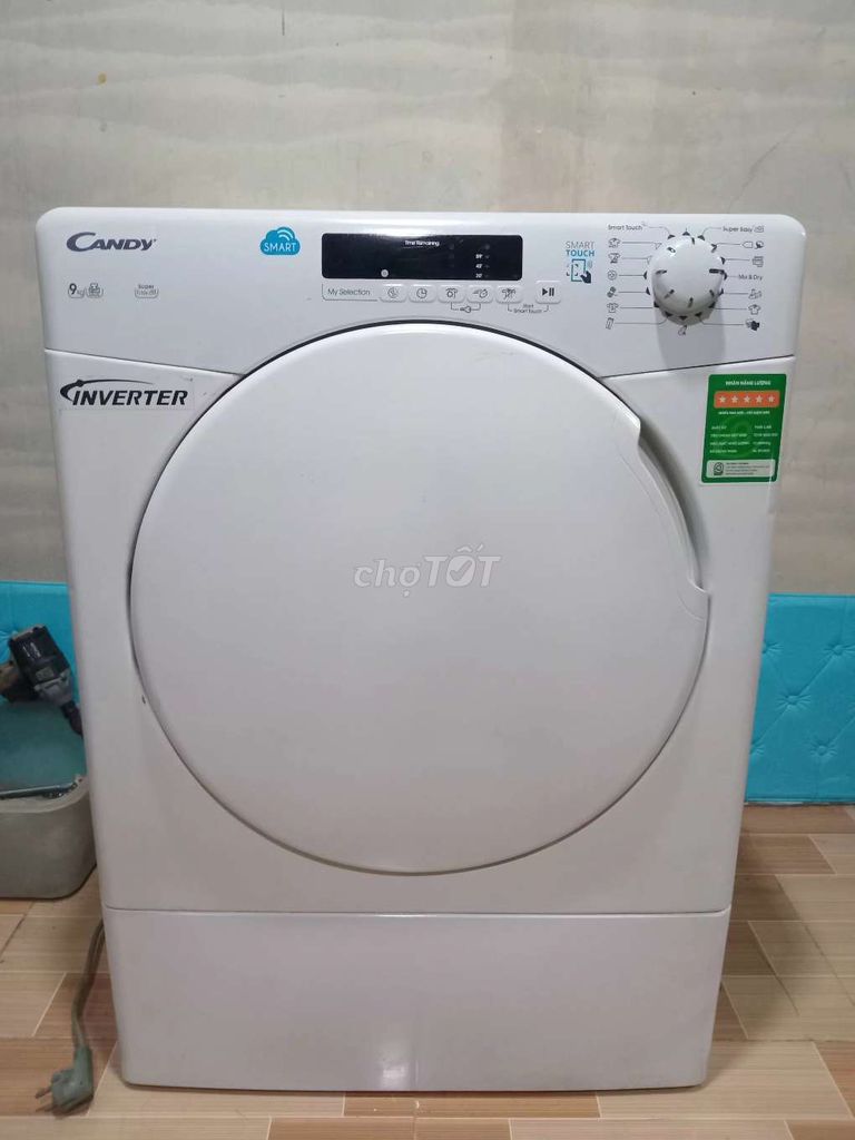 Máy sấy quần áo Candy 9kg Inverter Trắng. Mua bán Máy giặt tại Quận 8 Tp Hồ Chí Minh được đăng bởi vinh nguyen hình 1
