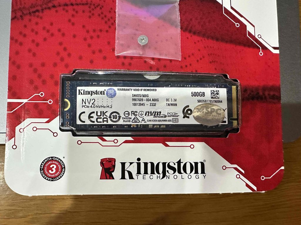 SSD NVME m2 Kingston 500Gb