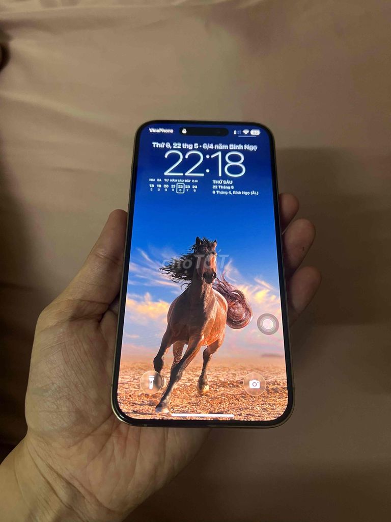 iPhone 14 Pro Max 128GB Vàng Quốc tế. Mua bán Điện thoại tại Quận Hoàng Mai Hà Nội được đăng bởi Sơn hình 1