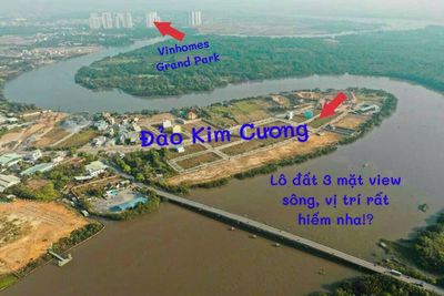 Lô đất trục chính 30m đảo kim cương DT 106m giá đầu tư