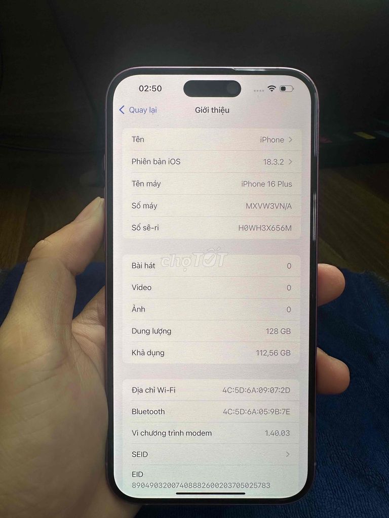 IPHONE 16 PLUS 128GB VN. Mua bán Điện thoại tại Quận 12 Tp Hồ Chí Minh được đăng bởi Minh Quy hình 1