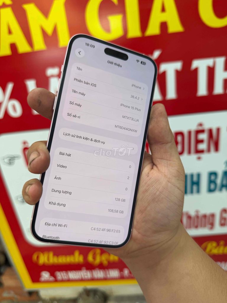 Apple iPhone 15 Plus 128GB Hồng Mỹ Pin chính hãng. Mua bán Điện thoại tại Quận Ninh Kiều Cần Thơ được đăng bởi Phong Lê hình 1