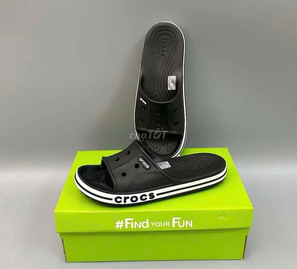 Dép Cross màu đen.. Mua bán Giày dép tại Quận Gò Vấp Tp Hồ Chí Minh được đăng bởi Anh Ba  Hàng hiệu tuyển Chuyên bán Online uy tín hình 2