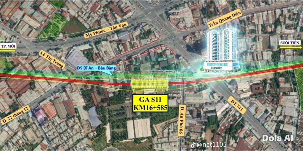 Bán căn hộ teccohom 62m2 ngay nhà ga Metro An Phú 