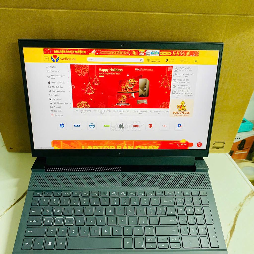 Dell G15 5530 i9-13900HX-16G-1TB-RTX4060-165Hz-NEW. Mua bán Laptop tại Quận Ninh Kiều Cần Thơ được đăng bởi Võ Diện hình 1