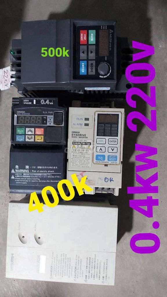 Biến tần Delta VFD-EL 0.4kW 220V. Mua bán Đồ chuyên dụng, Giống nuôi trồng tại Huyện Quỳ Hợp Nghệ An được đăng bởi Luc hình 1