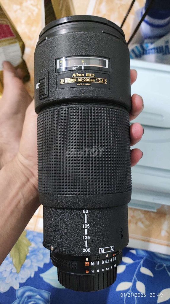 Ống kính Nikon ED AF Nikkor 80-200mm f/2.8 D đời 2. Mua bán Máy ảnh, Máy quay tại Quận 7 Tp Hồ Chí Minh được đăng bởi Hieu hình 1