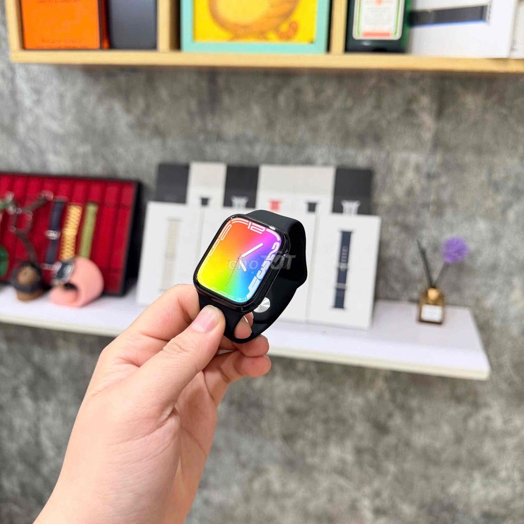 Apple Watch S8 45mm Đen pin tốt đủ sạc box. Mua bán Thiết bị đeo thông minh tại Quận Thanh Xuân Hà Nội được đăng bởi Phương Liên hình 1