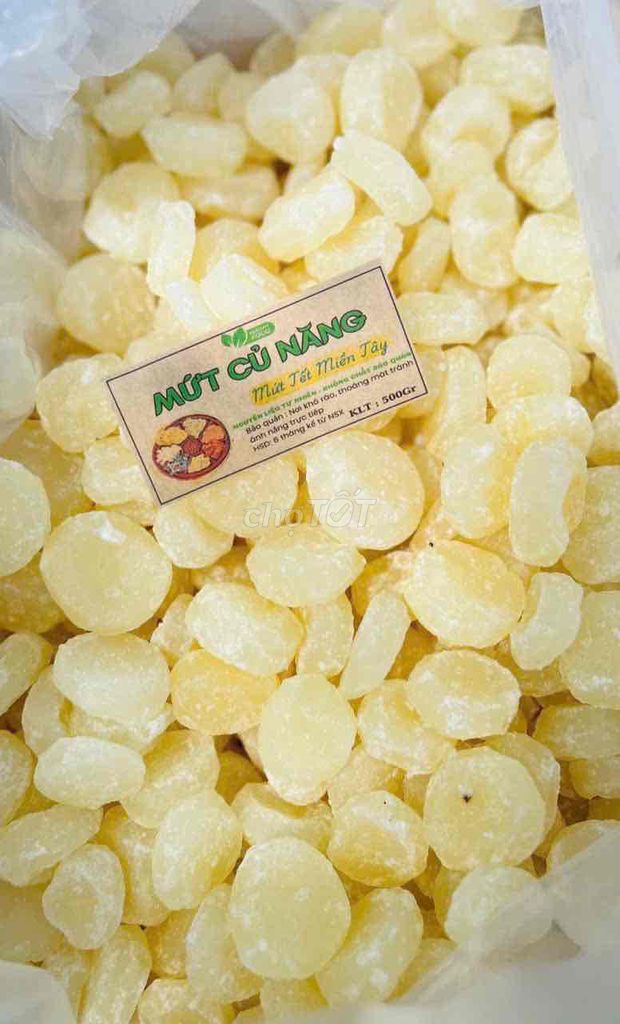 MỨT CỦ NĂNG ÍT ĐƯỜNG - 500gr