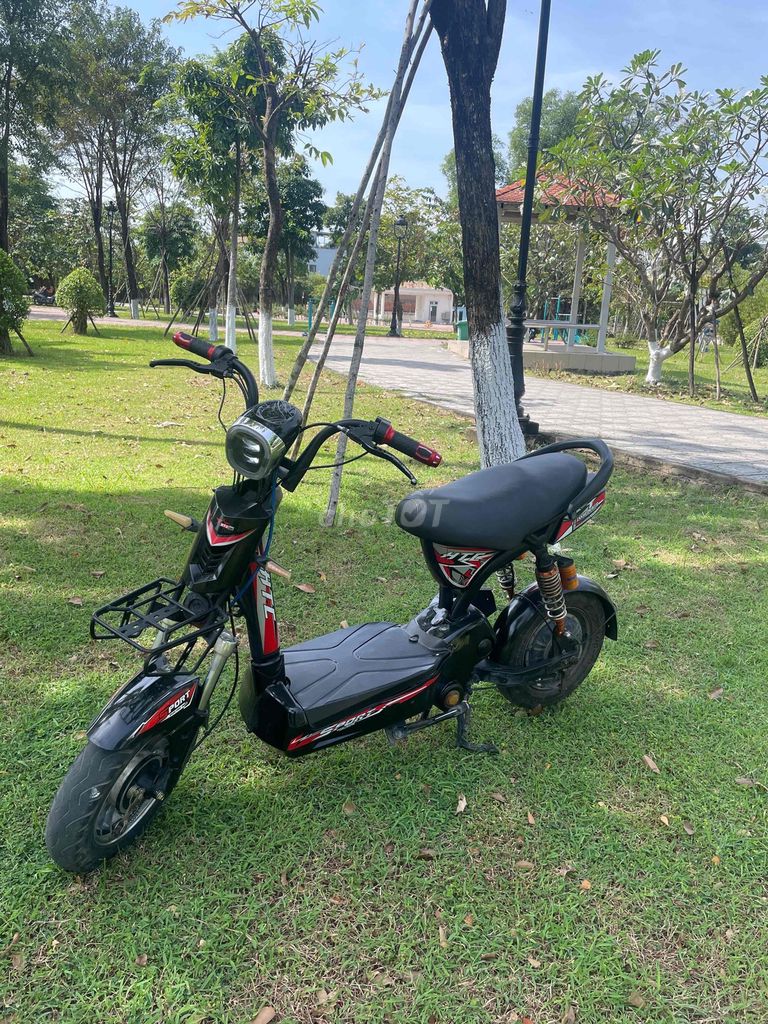 Xe đạp điện màu Đen. Mua bán Xe điện tại Thành phố Thuận An Bình Dương được đăng bởi Nguyễn Thị Thùy Trang hình 3