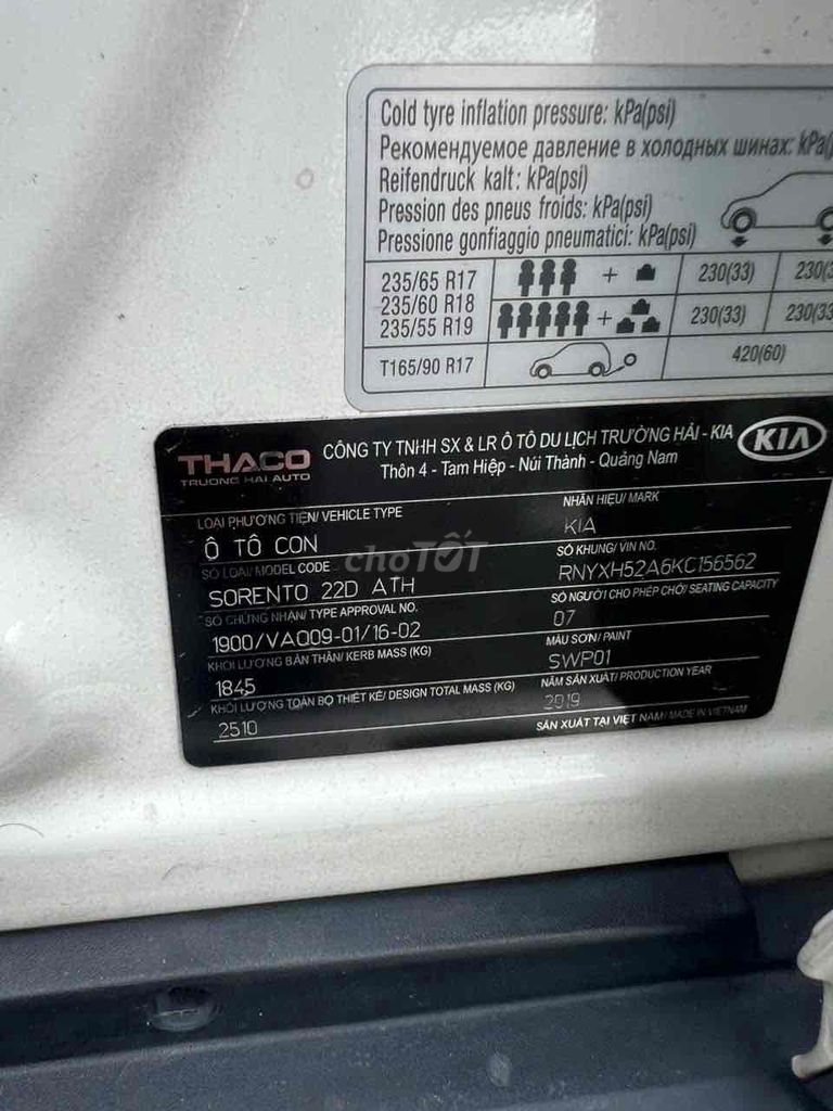 SORENTO 2.2DATH 2019 DẦU BẢN FULL CỰC ĐẸP BAO TEST. Mua bán Ô tô tại Thành phố Thủ Đức Tp Hồ Chí Minh được đăng bởi Nguyên Ô Tô Thủ Đức hình 9