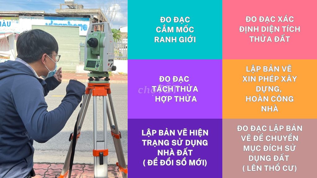 DỊCH VỤ ĐO ĐẠC CẮM MỐC RANH GIỚI NHÀ ĐẤT PHÍ RẺ