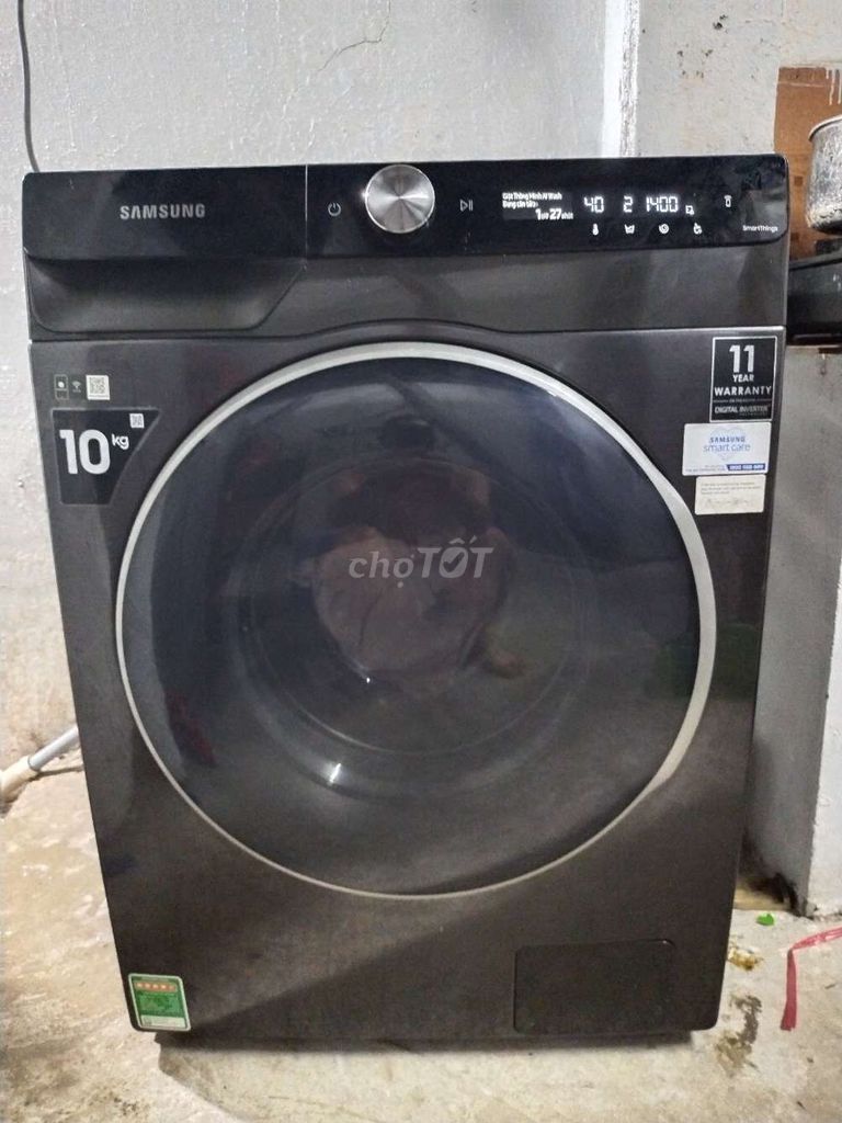 Máy giặt Samsung 10kg Inverter AI Đen cũ. Mua bán Máy giặt tại Quận 7 Tp Hồ Chí Minh được đăng bởi Trần toàn  hình 1