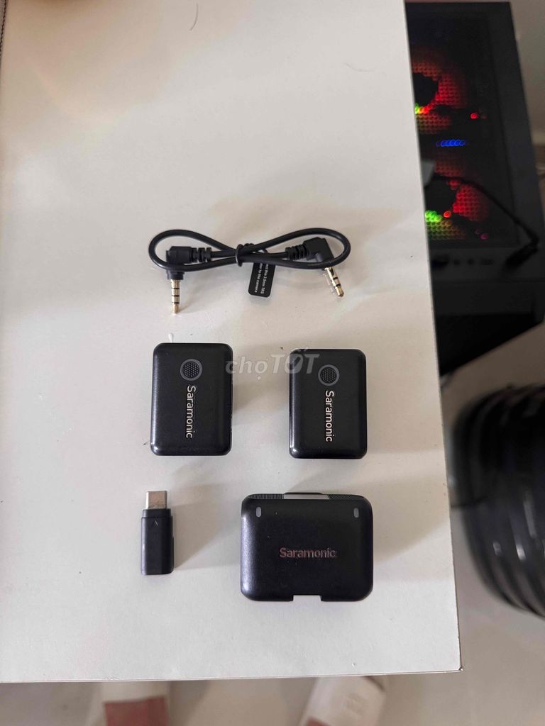 Microphone Saramonic Blink 500 B2 Plus Đen. Mua bán Tivi, Âm thanh tại Quận 8 Tp Hồ Chí Minh được đăng bởi Quốc Nhật Huỳnh hình 1