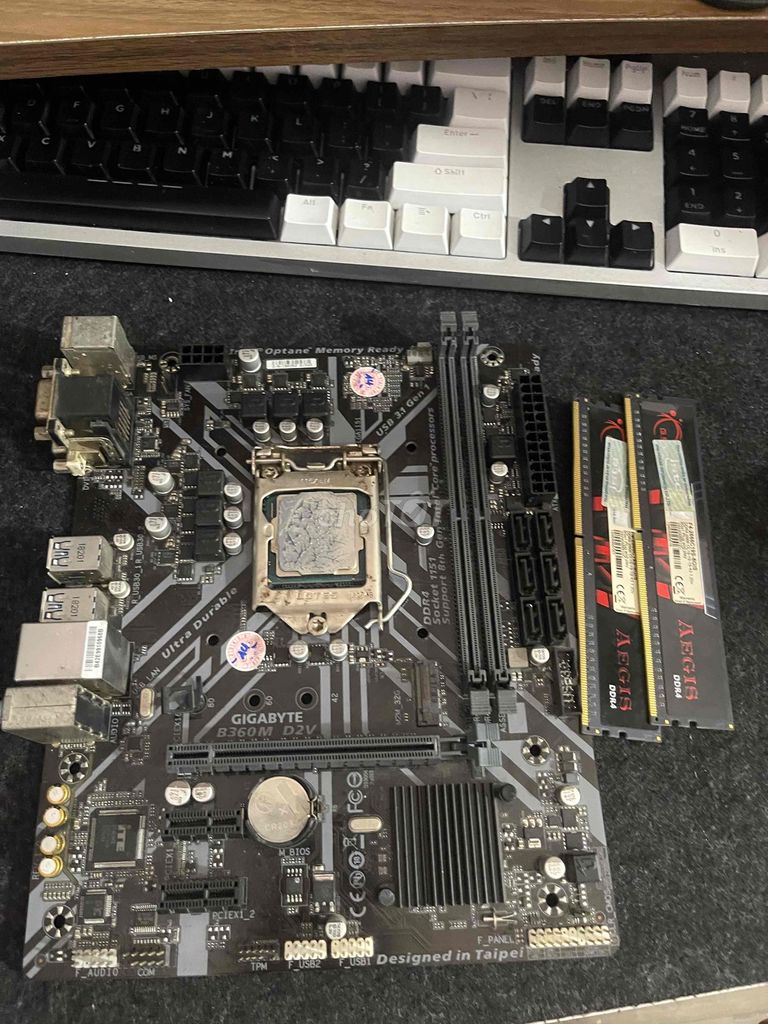 RAM 16GB DDR4 2666MHz B360M D2V i5 9400F. Mua bán Linh kiện (RAM, Card...) tại Huyện Việt Yên Bắc Giang được đăng bởi Dat Dat hình 1