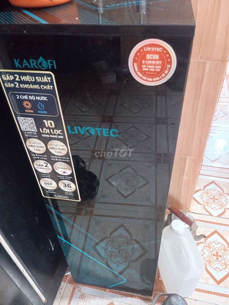 Máy lọc nước Karofi Livetec TG68 Đen. Mua bán Bếp, lò, đồ điện nhà bếp tại Huyện Xuyên Mộc Bà Rịa - Vũng Tàu được đăng bởi Phi Lầy hình 1