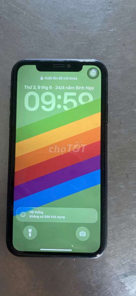 Apple iPhone 11 Đen Nguyên zin. Mua bán Điện thoại tại Huyện Hóc Môn Tp Hồ Chí Minh được đăng bởi khả Hân  hình 1