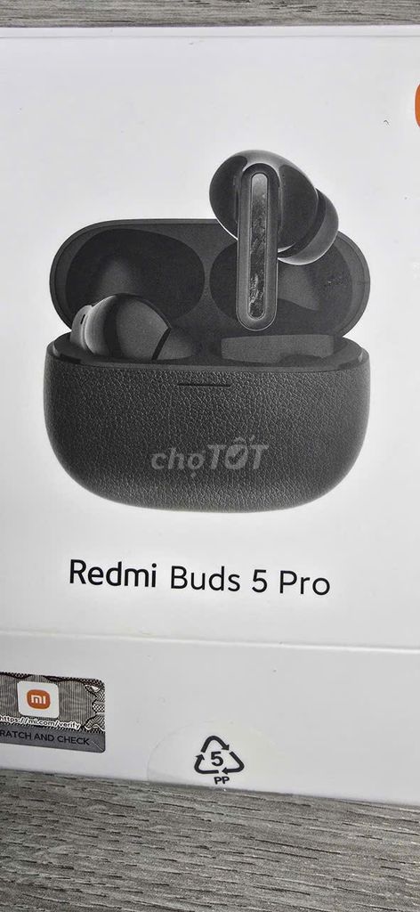 Redmi Buds 5 Pro Đen, mới 100%. Mua bán Tivi, Âm thanh tại Quận 4 Tp Hồ Chí Minh được đăng bởi Anh Nguyen hình 1