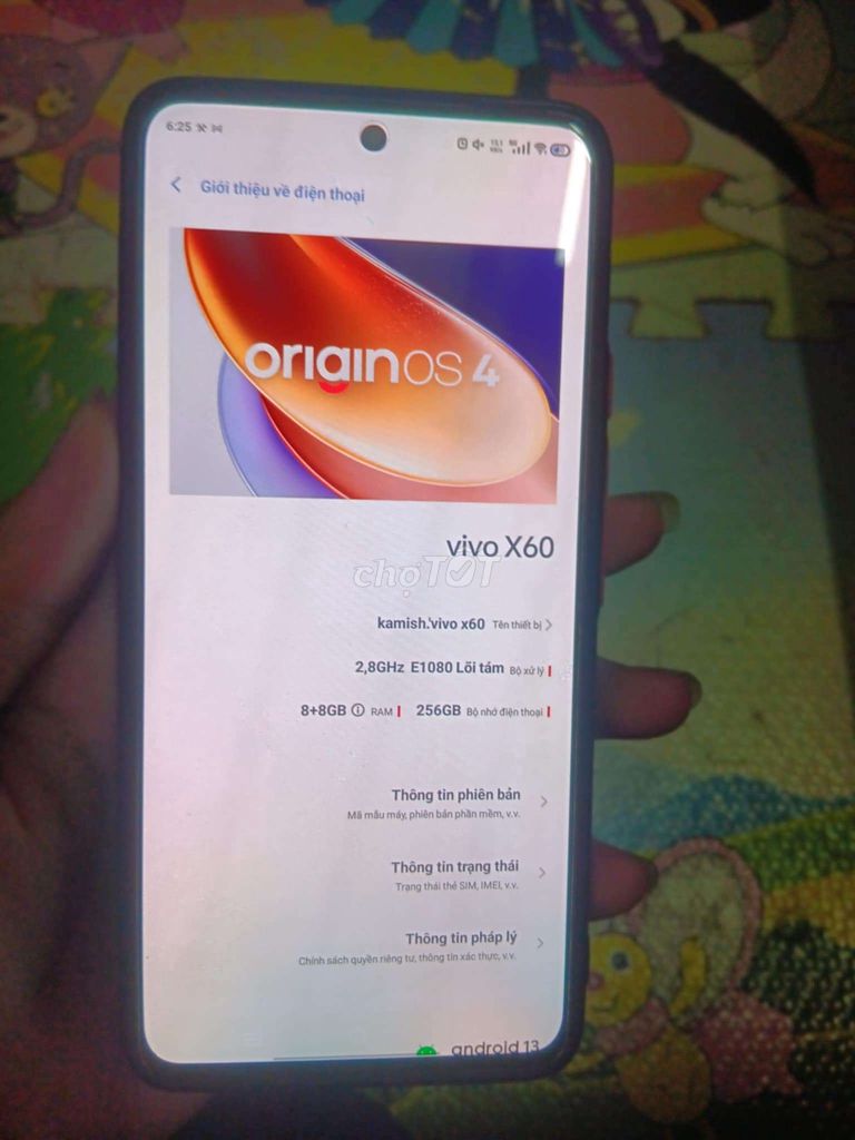 Vivo X60 8GB/256GB muốn gl. Mua bán Điện thoại tại Quận Hà Đông Hà Nội được đăng bởi Ngọc Bảo hình 1