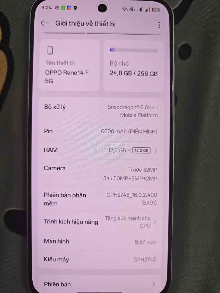 OPPO Reno14 F 5G 256GB. Mua bán Điện thoại tại Thành phố Buôn Ma Thuột Đắk Lắk được đăng bởi Diệu Nguyễn hình 1
