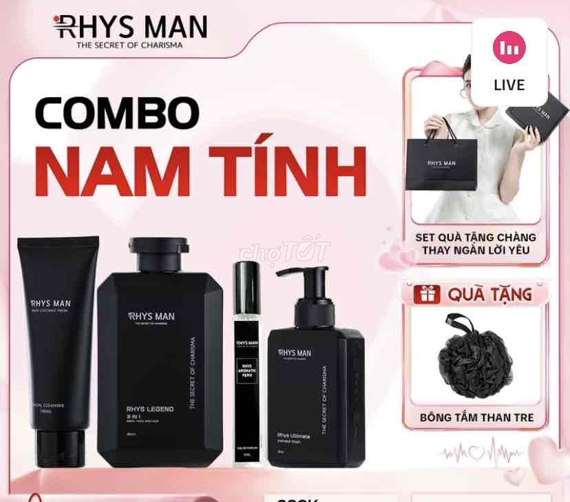 [QUÀ TẶNG VALENTINE] Combo nam tính