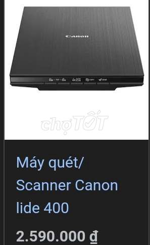 Máy scan màu canon lide 400 type C đời mới