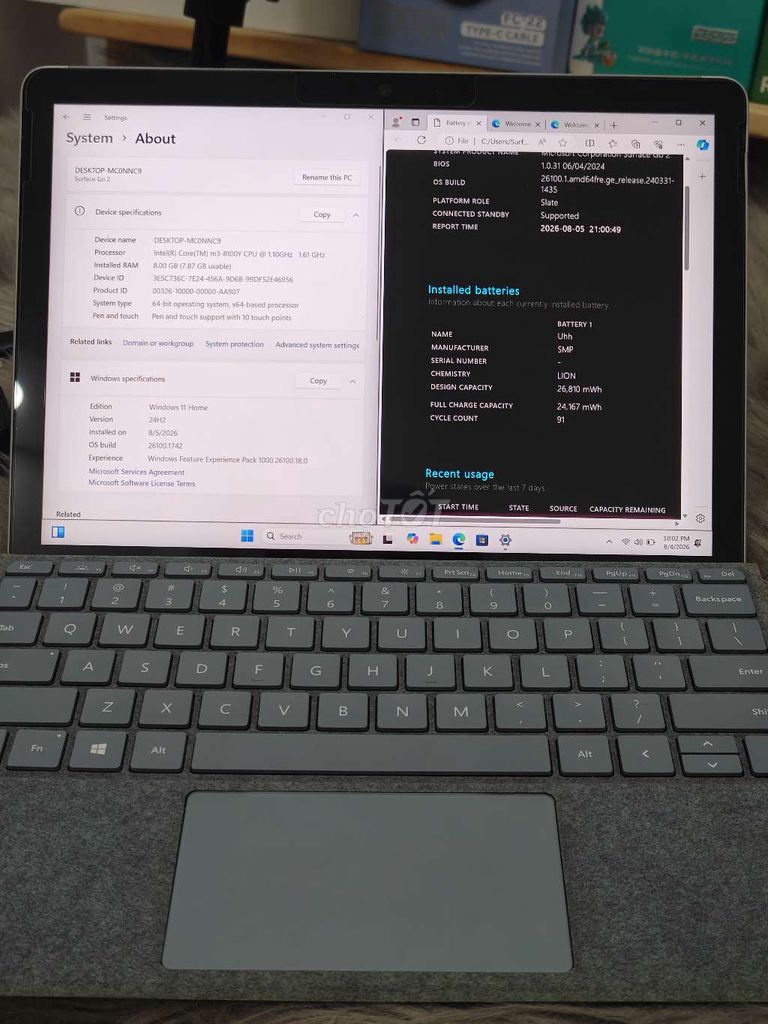 Surface GO 2 M3 8100Y 8/128Gb wifi nhỏ gọn pin cao. Mua bán Laptop tại Quận 8 Tp Hồ Chí Minh được đăng bởi Đam Mê Công Nghệ hình 1