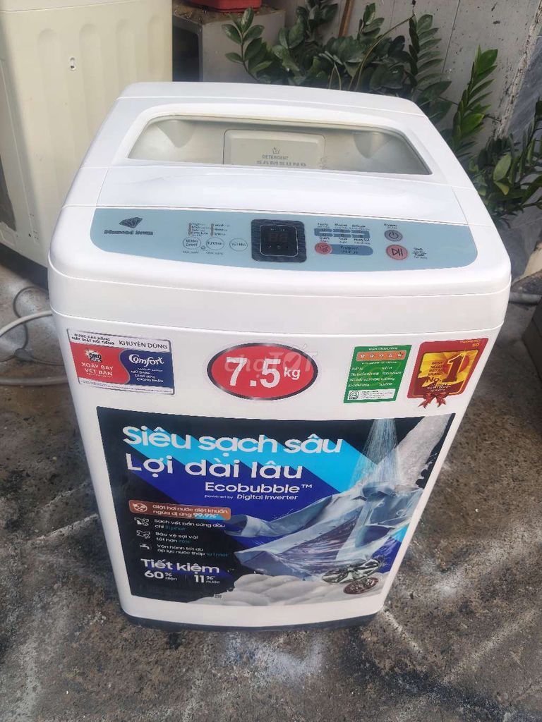 Máy giặt Samsung 7.5kg Trắng đã sử dụng. Mua bán Máy giặt tại Huyện Hóc Môn Tp Hồ Chí Minh được đăng bởi long hình 1
