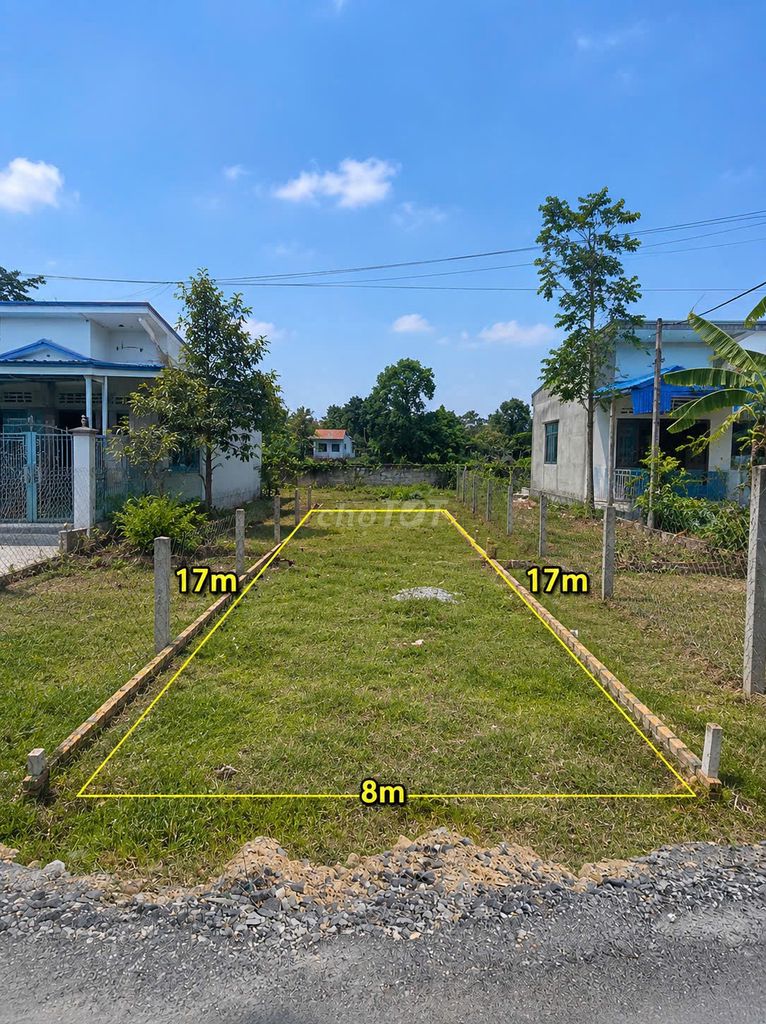 KẸT TIỀN GIẢM SÂU 140,4m2 giá 400 triệu FULL THỔ CƯ, SHR xã Tân An Hội