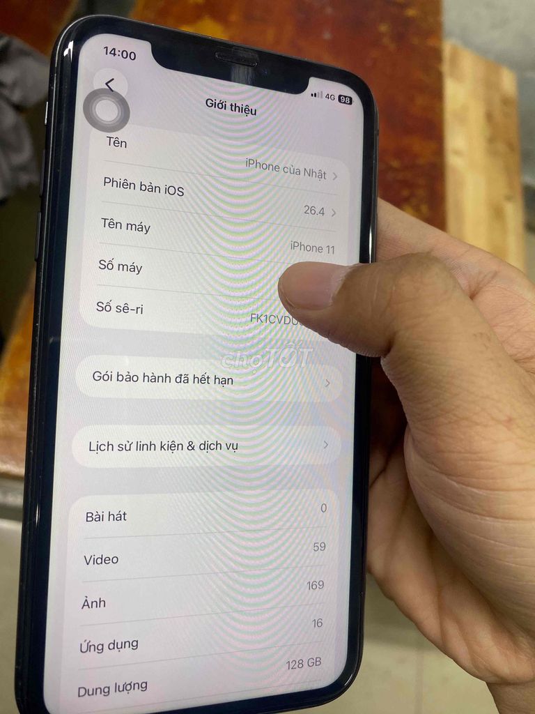 Apple iPhone 11 128GB Đen. Mua bán Điện thoại tại Quận Bình Tân Tp Hồ Chí Minh được đăng bởi Boppy hình 1