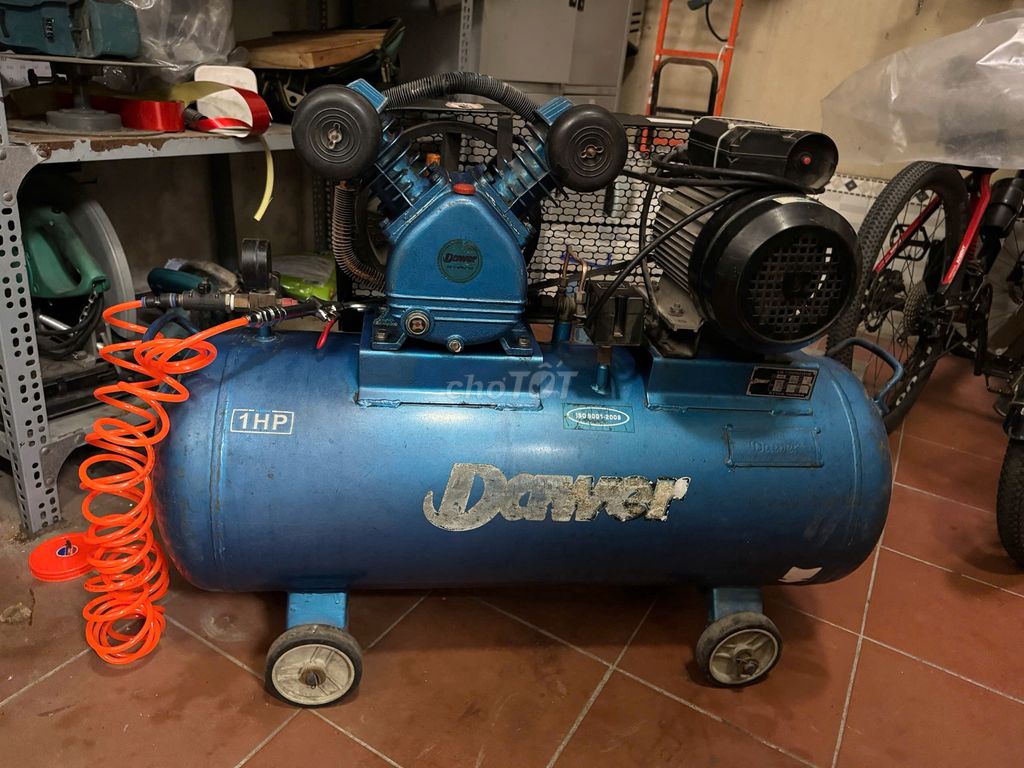 Máy nén khí Danwer 1HP Xanh. Mua bán Đồ chuyên dụng, Giống nuôi trồng tại Quận Hải An Hải Phòng được đăng bởi Hải Đăng Nguyễn hình 1