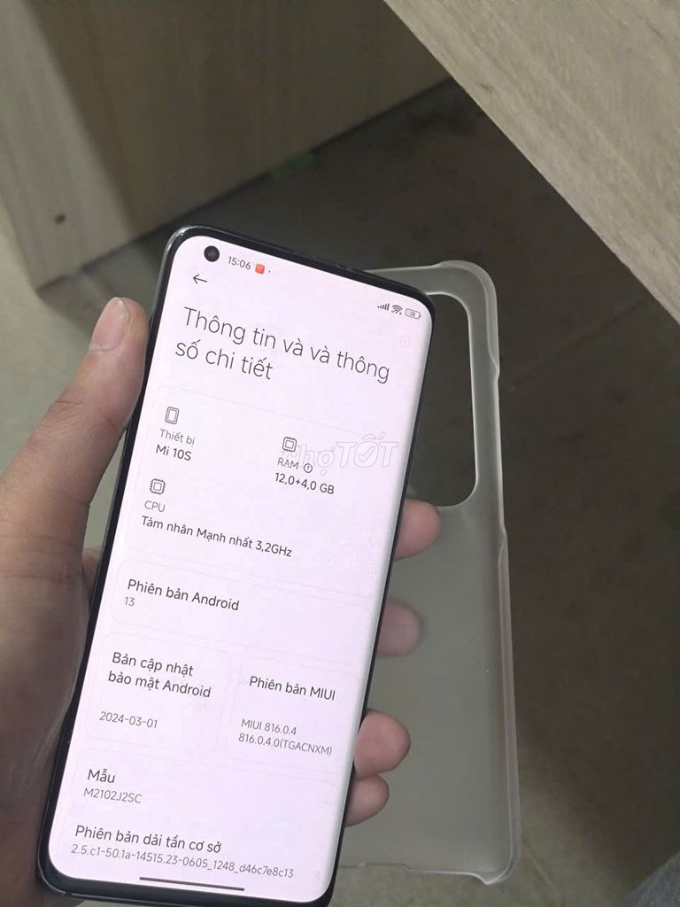 Xiaomi Mi 10S bản cao nhất ram 12 - 256 gb. Mua bán Điện thoại tại Quận Lê Chân Hải Phòng được đăng bởi Anh Cả hình 1