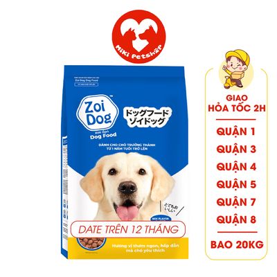 Thức Ăn Cho Chó Hạt Zoi Dog Bao 20Kg