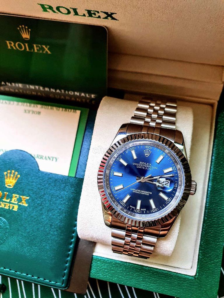 Đồng hồ cơ máy thụy sĩ mặt blue. Mua bán Đồng hồ tại Quận 10 Tp Hồ Chí Minh được đăng bởi Thanh Phong hình 2