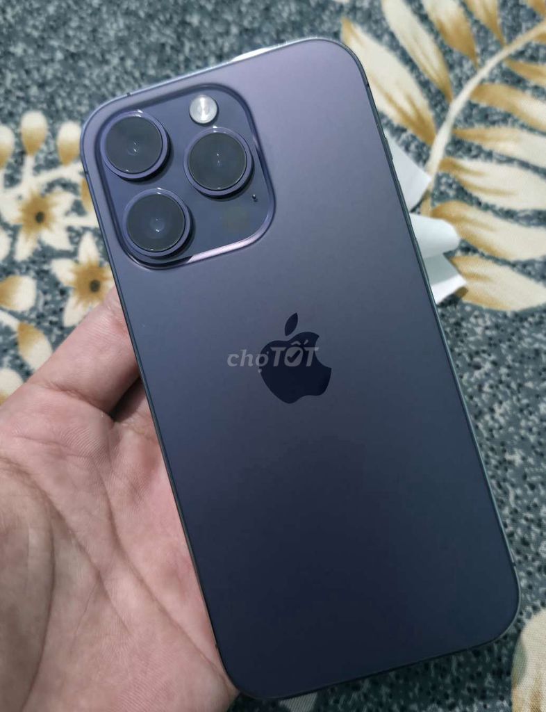 iPhone 14 Pro 128gb Tím Lock Mỹ đã cnc. Mua bán Điện thoại tại Thành phố Thủ Đức Tp Hồ Chí Minh được đăng bởi Minh  hình 1