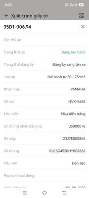 mình có xe nvx 155 đời 2018, xe cá nhân như hình. Mua bán Xe máy tại Huyện Trực Ninh Nam Định được đăng bởi nguyễn thành tân 