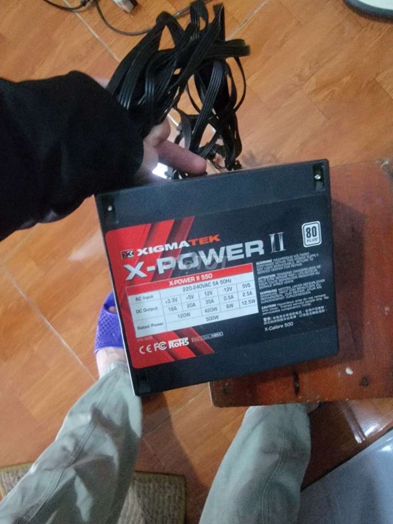 Nguồn máy tính Xigmatek X-Power II 550w. Mua bán Linh kiện (RAM, Card...) tại Thành phố Yên Bái Yên Bái được đăng bởi Nguyễn Tuấn Anh hình 1