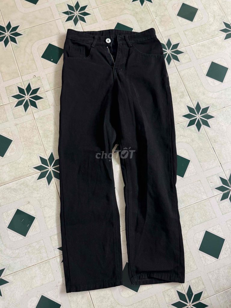 Quần jeans Đen 1m65 50-55kg. Mua bán Quần áo tại Quận Ba Đình Hà Nội được đăng bởi quang anh hình 1