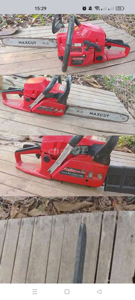 Máy cưa xích MAXCUT MC-5200 Xăng Đỏ. Mua bán Đồ chuyên dụng, Giống nuôi trồng tại Huyện Hòn Đất Kiên Giang được đăng bởi An An hình 1