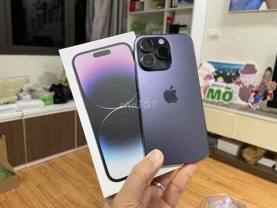 iPhone 14 Pro 128G FULLBOX TÍM chất APPLE 02/2025. Mua bán Điện thoại tại Quận Thanh Xuân Hà Nội được đăng bởi Nguyễn Huy Dũng hình 1