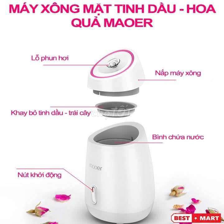 Máy xông mặt Maoer Hồng, Trắng. Mua bán Nội thất, đồ gia dụng khác tại Huyện Đông Anh Hà Nội được đăng bởi Ngư Vịnh  hình 1