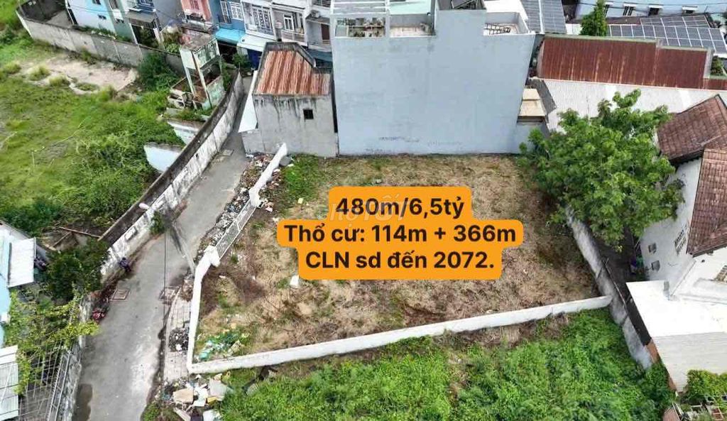 Bán Đất DT: 480m (114m thổ cư). giá 6,5tỷ hẻm 6m đường 898, Phú Hữu Q9