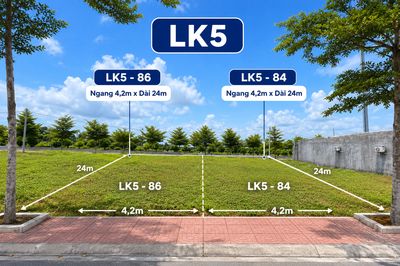 KDC MINH CHÂU BÁN 2 ĐẤT NỀN LIỀN KỀ LK05 84-86